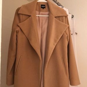 Missguided camel coat